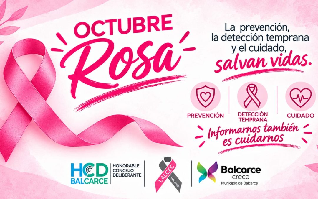 Octubre Rosa: el HCD, LALCEC y el Municipio se unen para promover la prevención del cáncer de mama